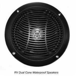 5 inch dual cone marine grade speakers pair