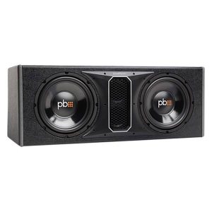 500 watt dual 10 loaded speaker box by Powerbass